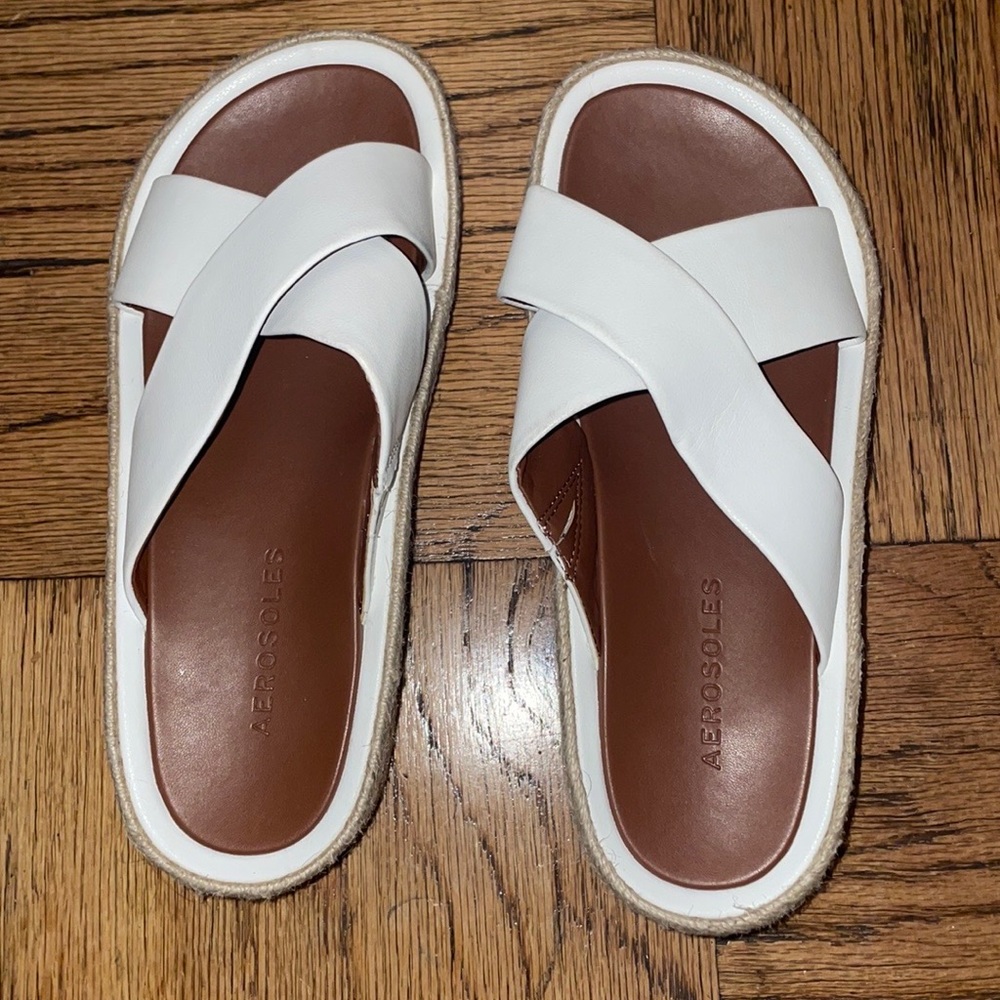 Aerosoles Day Espadrille Wedge Sandal - Exclusive White, Sold Out Online!